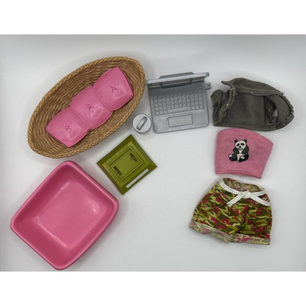 Barbie I Can Be A Zoo Doctor Play Set 2008, Vintage Replacement Outfit Laptop